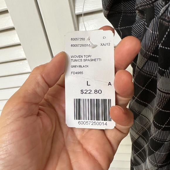 Forever 21 Dress Tartan Plaid Tribal Print Sleeveless Large NWT - Picture 9 of 17